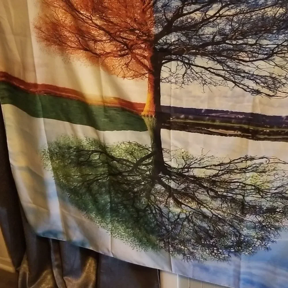 Double Tree Tapestry 60